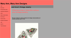Desktop Screenshot of annasvintagejewelry.com