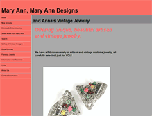 Tablet Screenshot of annasvintagejewelry.com